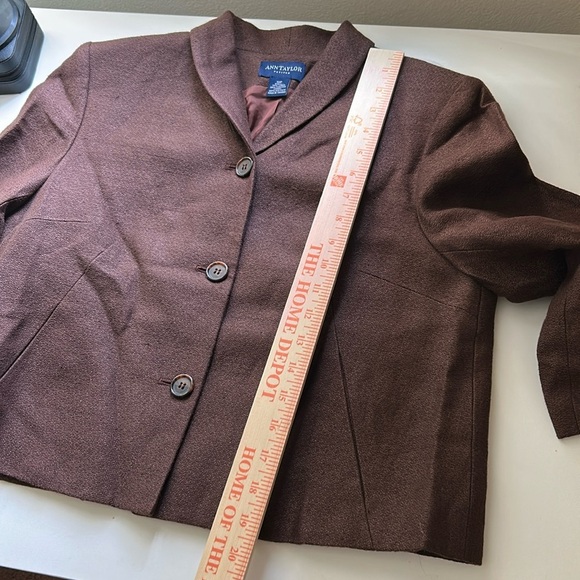 Brown Women's Jacket Linen,Viscose - Picture 8 of 9